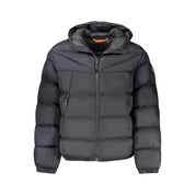 Napapijri Black Poliammide Hooded Jacket