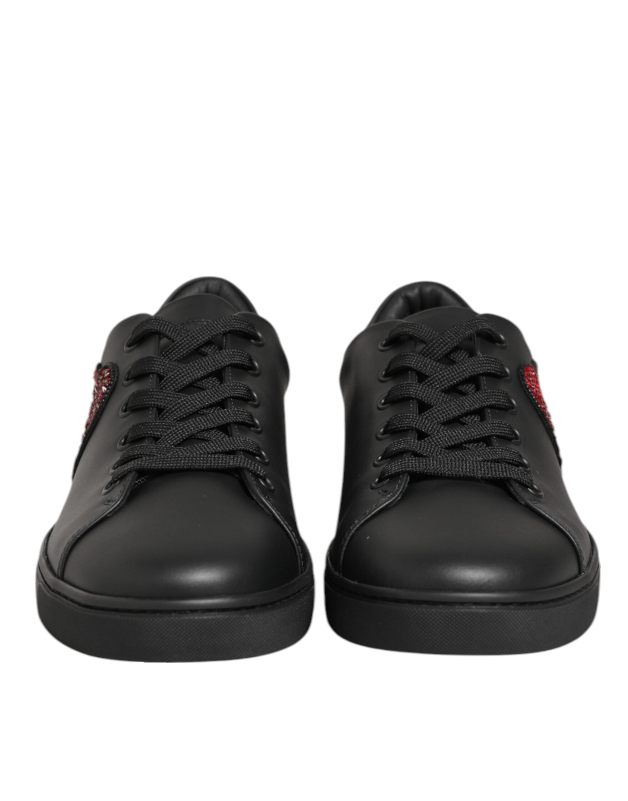 Dolce & Gabbana Black Leather Low top sneakers