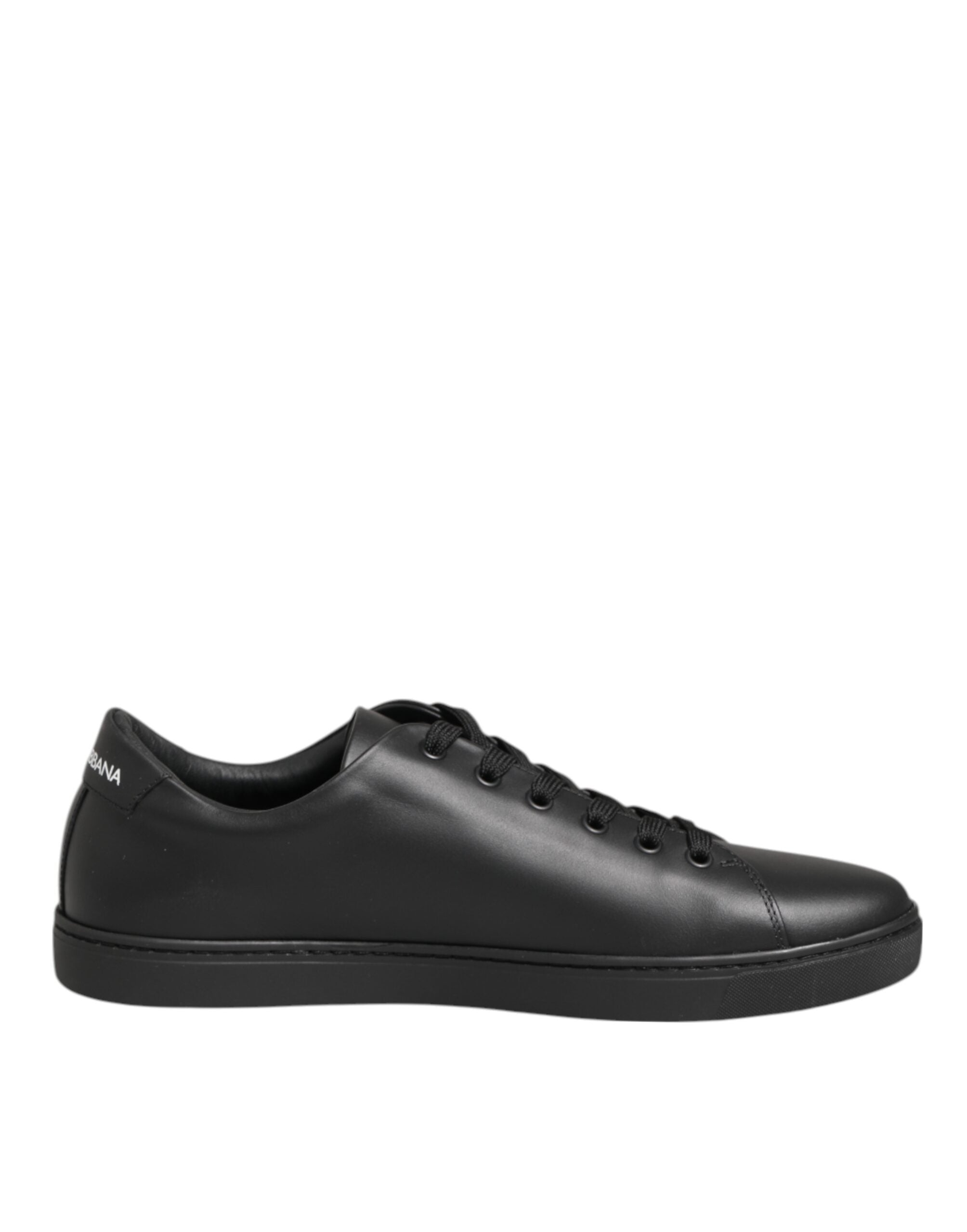 Dolce & Gabbana Black Leather Low top sneakers