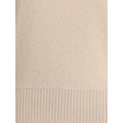 Beige Wool Turtleneck