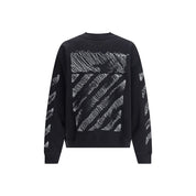 Black Cotton Sweatshirt