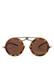 Dolce & Gabbana Gold Metal Eyewear Sunglasses