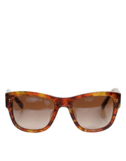 Dolce & Gabbana Brown Havana Acetate Sunglasses