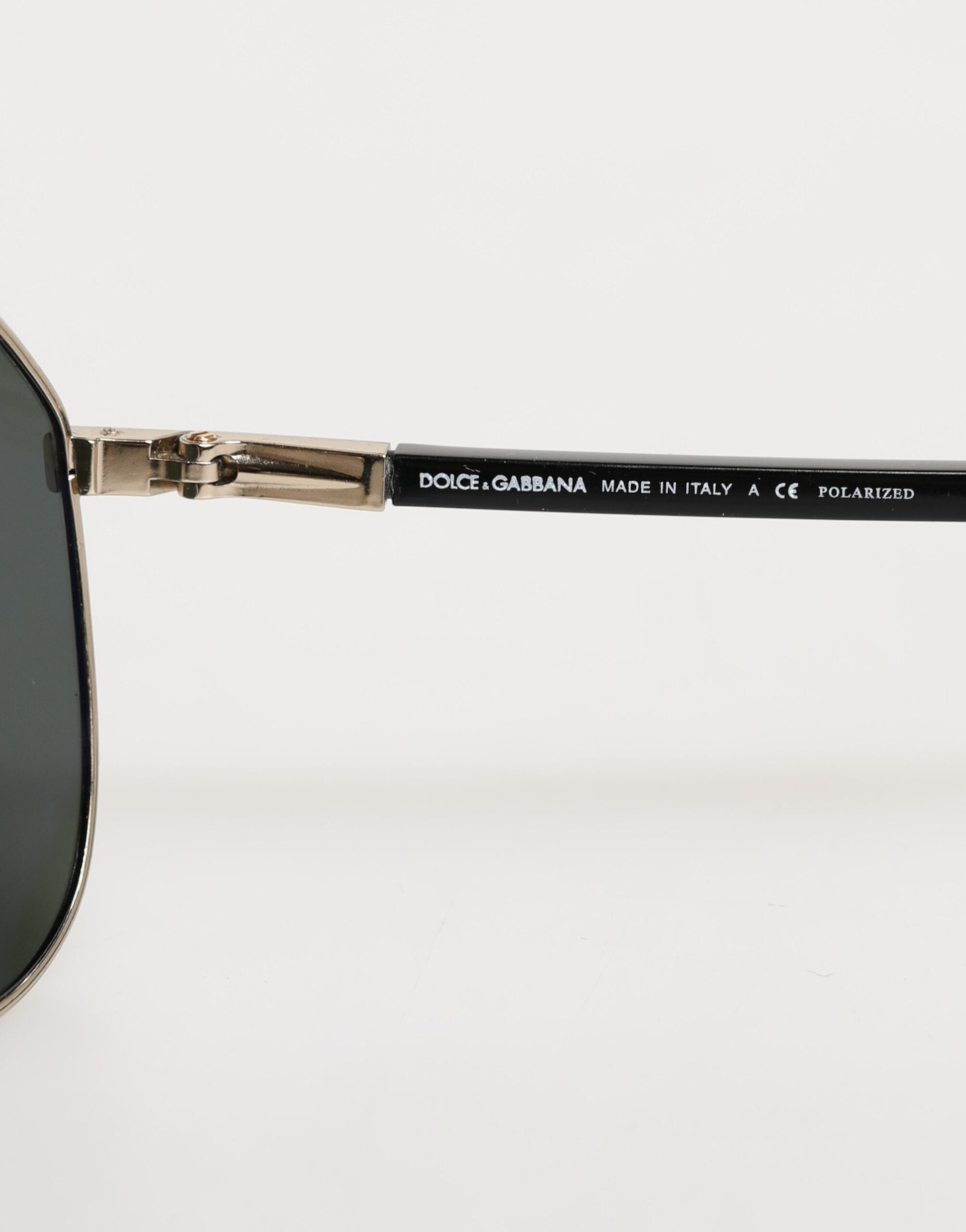 DG2106K Black Gold Plated Polarized MetalFrame Sunglasses