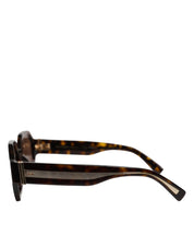 DG4379F Tortoiseshell Brown Acetate Geometric Shades Sunglasses