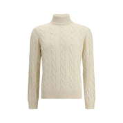 White Cashmere Turtleneck