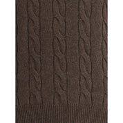 Brown Cashmere Turtleneck