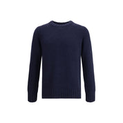 Blue Merino Wool Sweatshirt