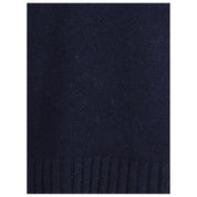 Blue Merino Wool Sweatshirt