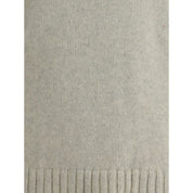 Gray Alpaca Vicugna Pacos Turtleneck