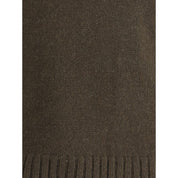 Green Alpaca Vicugna Pacos Turtleneck