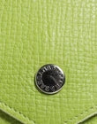 Green Leather Handbag Clutch Mini Purse Pouch Tablet Case