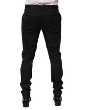 Black Cotton Formal Dress Men Trouser Pants