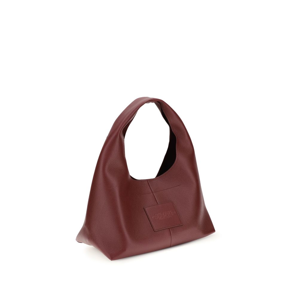 Bordeaux Calf Leather Bos Taurus Shoulder Bag