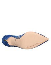 Blå spets DEVOTION Pumps