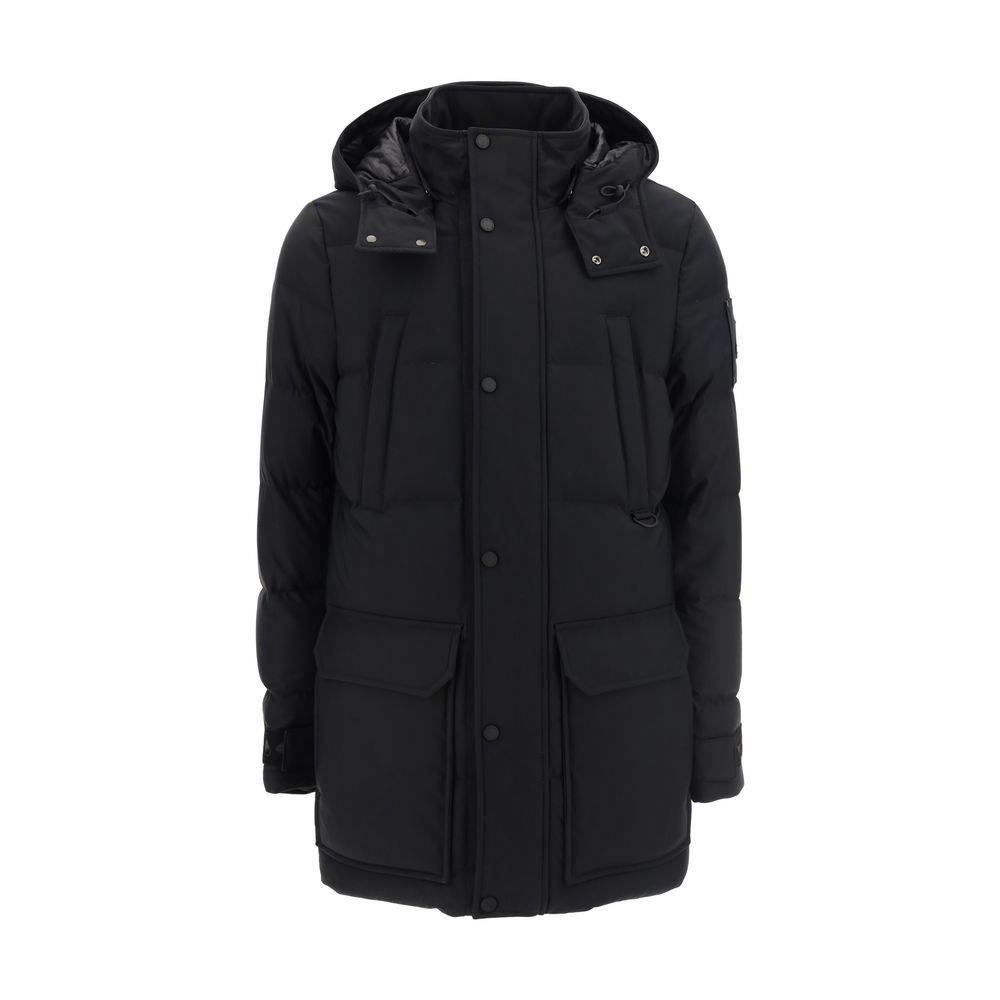 Black Nylon Parka
