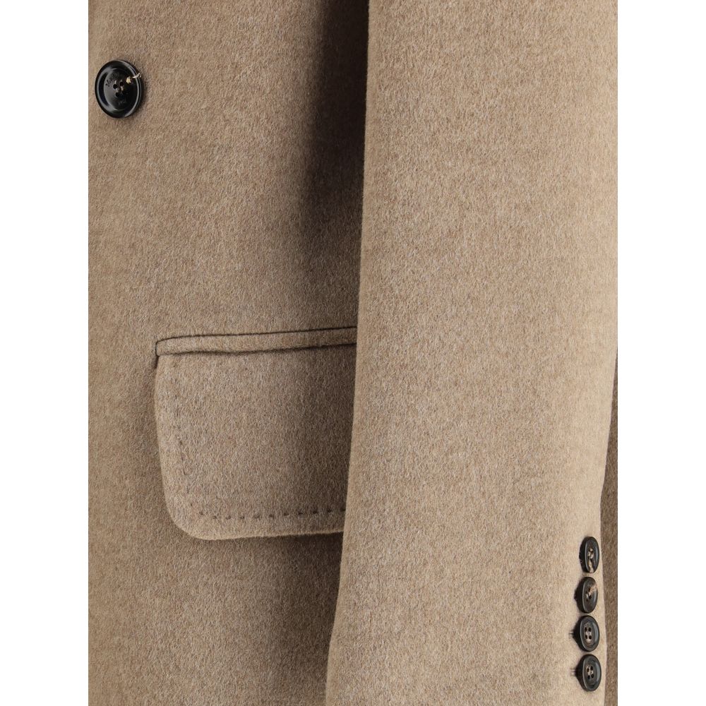 Brown Cashmere Coat