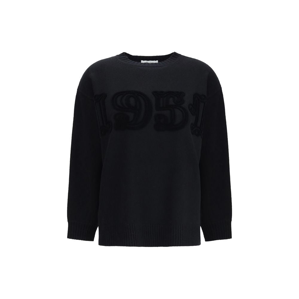 Black Wool Sweatshirt