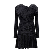 Black Recycled Polyester Cocktail Dress