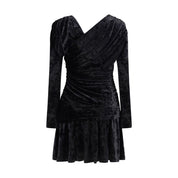 Black Recycled Polyester Cocktail Dress