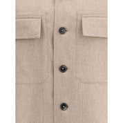 Beige Cotton Coat
