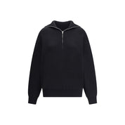 Black Cotton Sweatshirt
