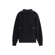 Black Cotton Sweatshirt