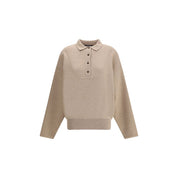 Beige Wool Sweatshirt