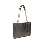 Black Leather Shoulder Bag