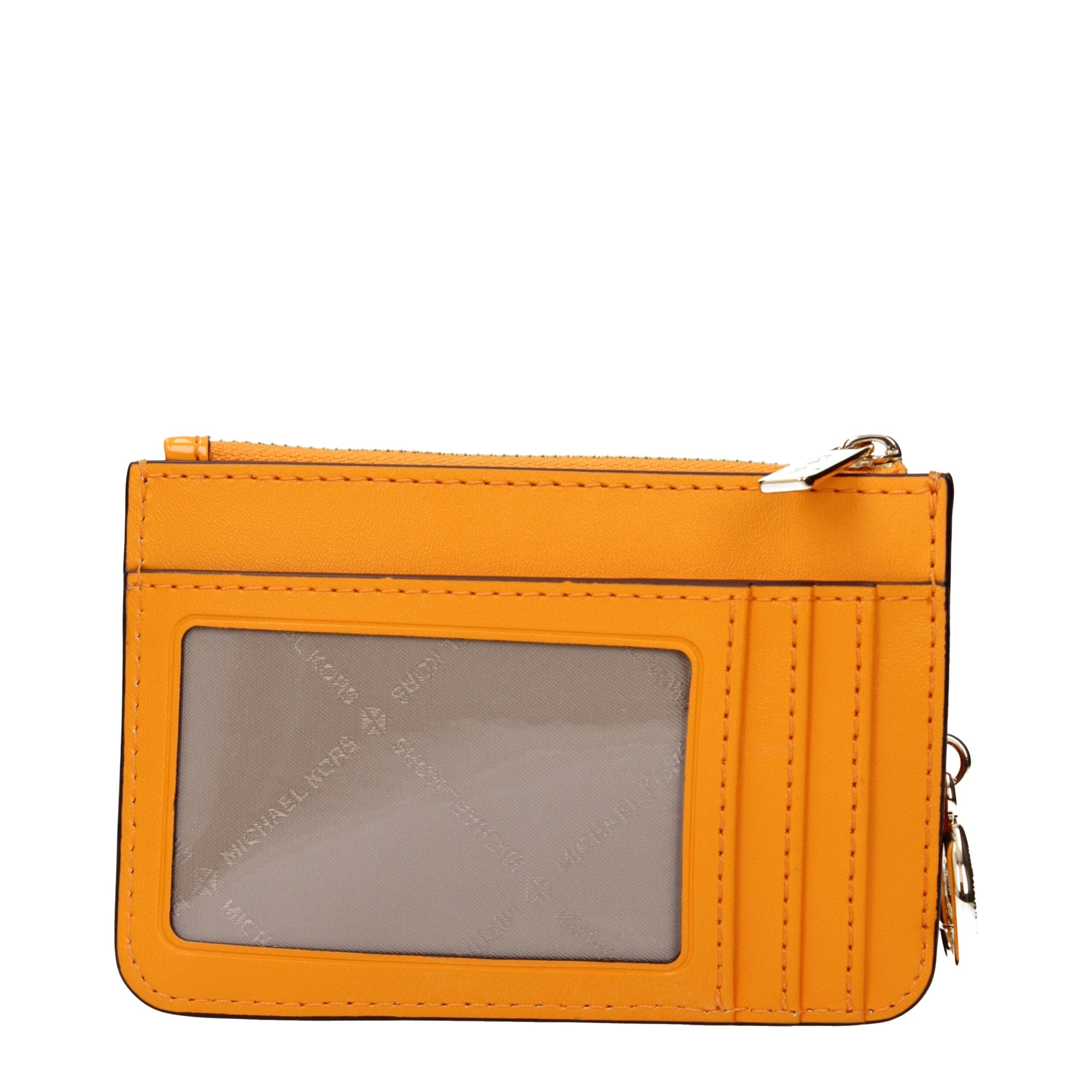 Michael Kors Orange Patent Leather Wallet