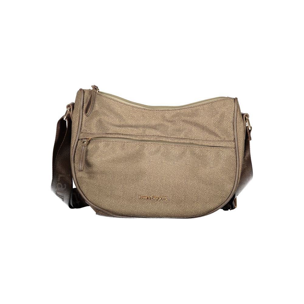 Laura Biagiotti Beige Polyester Shoulder Bag