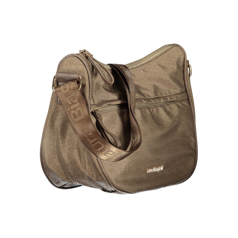Laura Biagiotti Beige Polyester Shoulder Bag