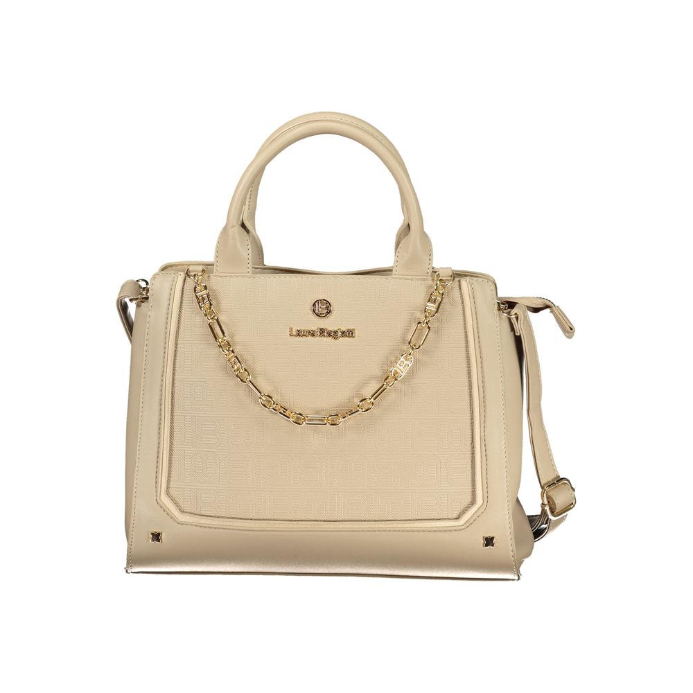 Laura Biagiotti Beige PVC Handbag