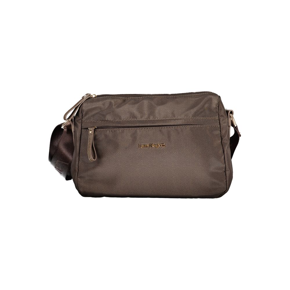Laura Biagiotti Brown Polyester Handbag