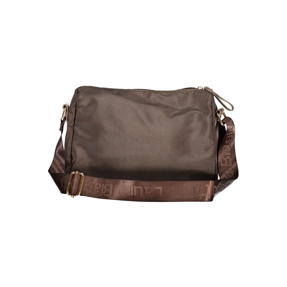 Laura Biagiotti Brown Polyester Handbag