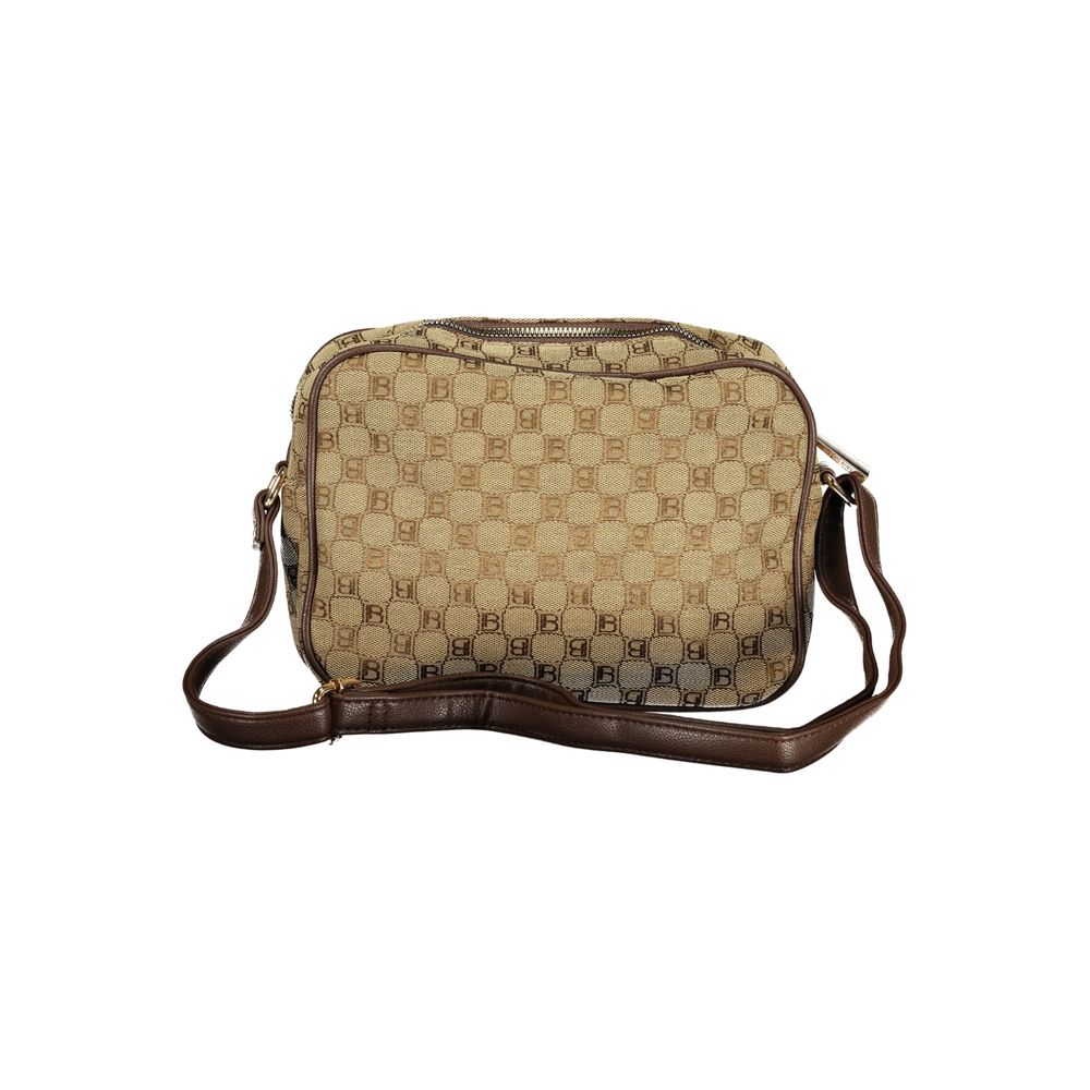 Laura Biagiotti Beige Polyester Shoulder Bag