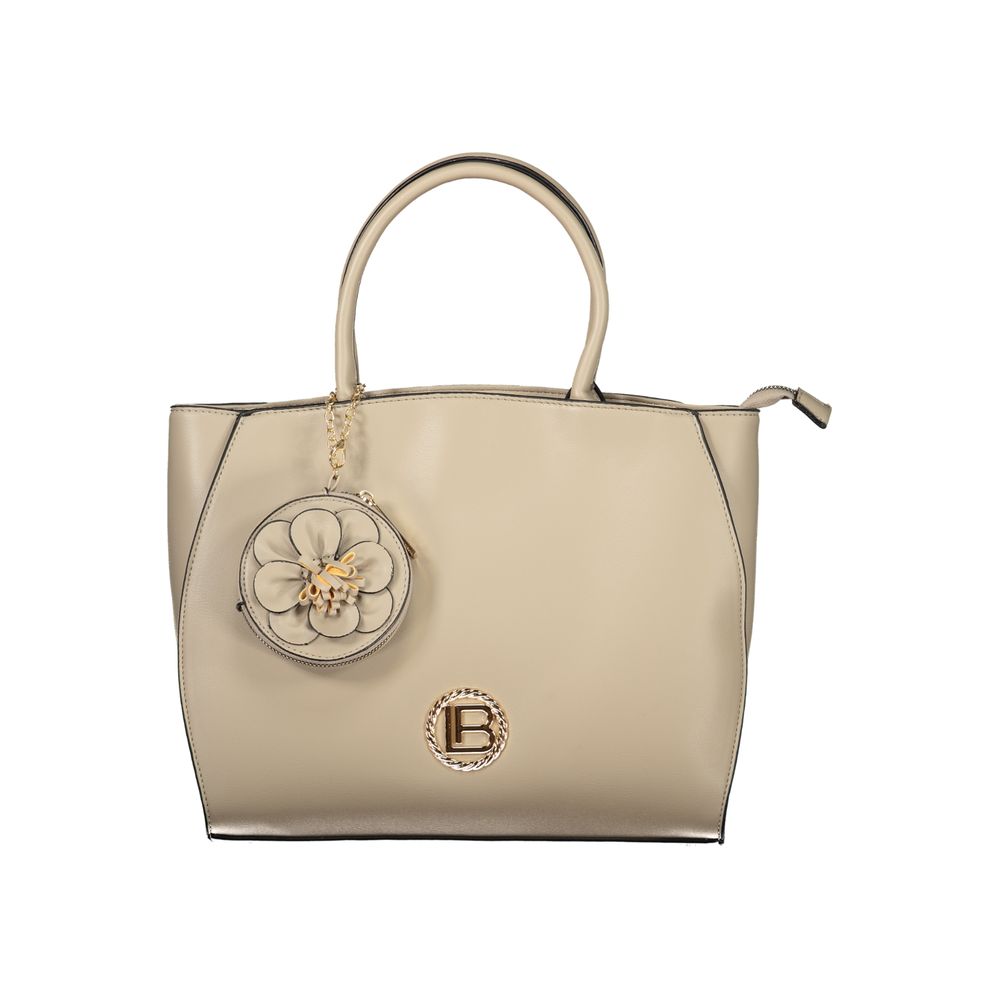 Laura Biagiotti Beige PVC Handbag