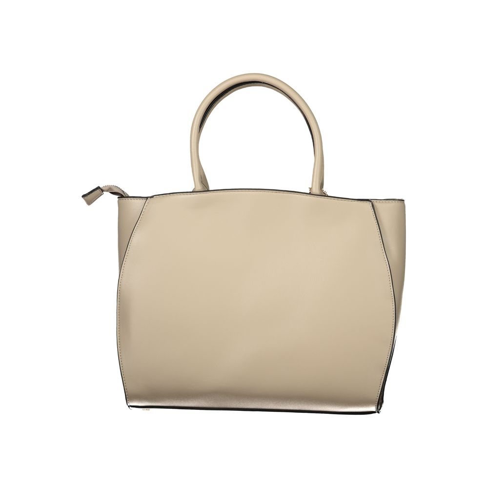 Laura Biagiotti Beige PVC Handbag