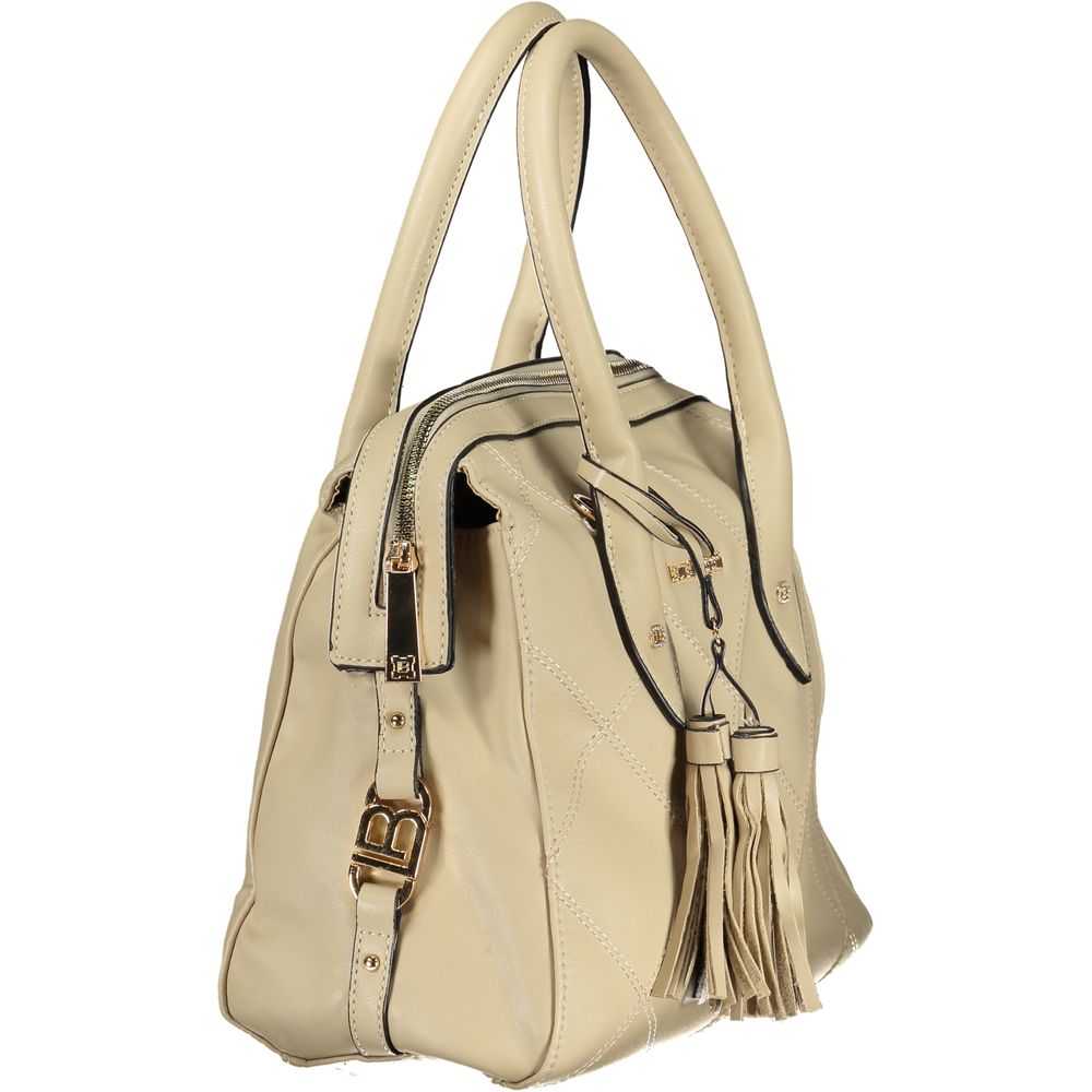 Laura Biagiotti Beige PVC Handbag