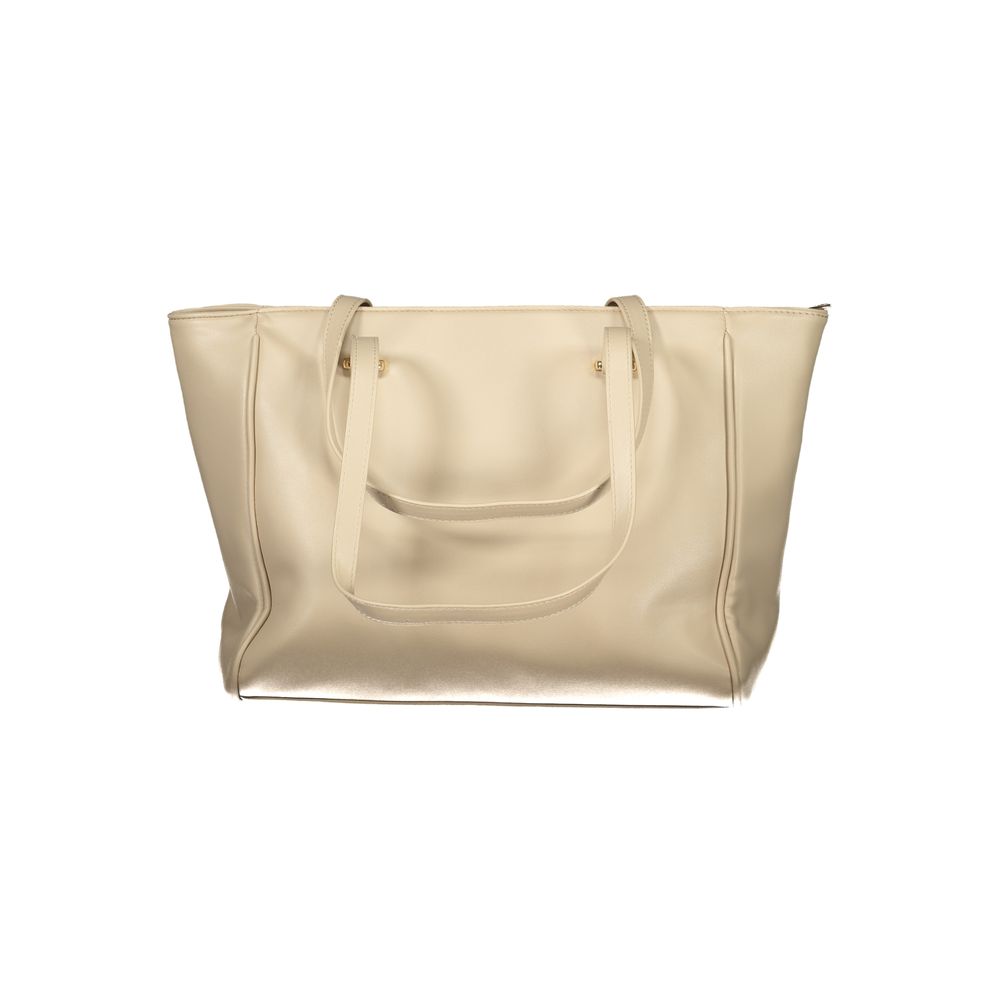 Laura Biagiotti Beige PVC Handbag
