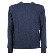 Blue Cashmere Men Sweater