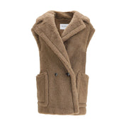 Brown Alpaca Vicugna Pacos Coat