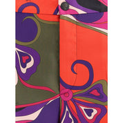 Färgsprakande silke-byxor för vardagsbruk