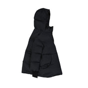 Black Polyamide Full-Length Jacket