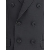 Black Polyester Coat