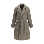 Bicolor Wool Coat