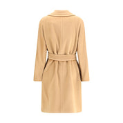 Beige Fleece Wool Coat