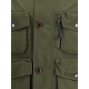 Green Polyester Shell Jacket