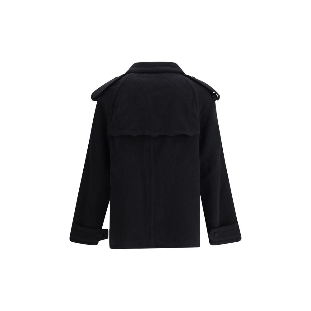 Black Cotton Coat