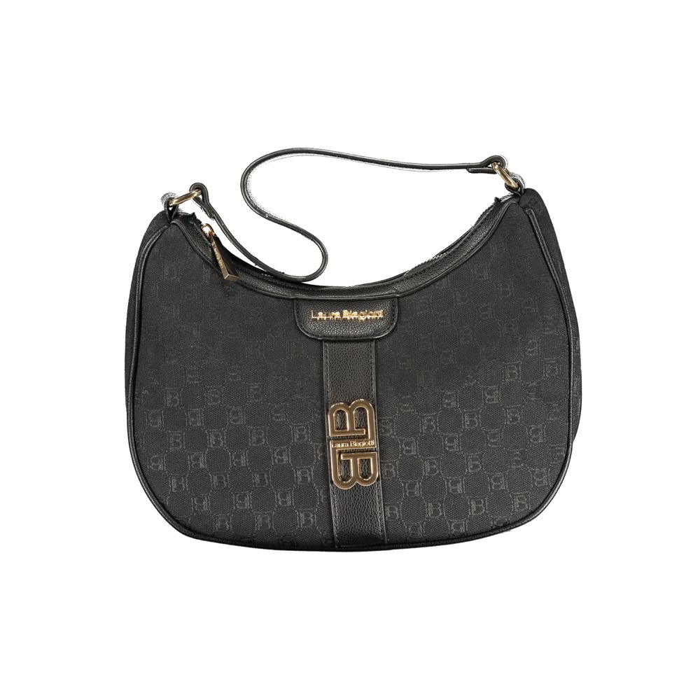 Laura Biagiotti Black Polyester Shoulder Bag